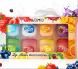 8 Pack Moisturizing Lip Balm Set, Fruit Flavored Lip Balms for Dry Lips Care, Hydrating Lip Balm Gift Set