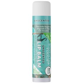 Unscented Vegan Lip Balm – Organic, Biodegradable, Moisturizing, Ayurvedic
