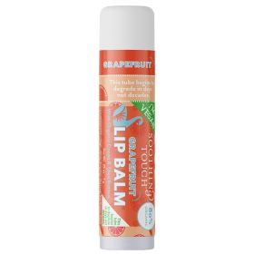 Grapefruit + Vitamin C Vegan Lip Balm | Organic | Biodegradable Eco-Friendly Tube | Moisturizing & Nourishing Lip Care