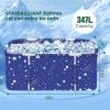 Portable Soaking Tub with Sturdy Frame, Freestanding Spa Bath Tub for Relaxation, Fits Most Bathrooms