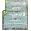 Unscented Vegan Lip Balm – Organic, Biodegradable, Moisturizing, Ayurvedic