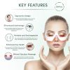 3-in-1 Under-Eye Red Light Therapy, Microcurrent Vibration Massage & Anti-Aging Wand for Dark Circles and Puffiness