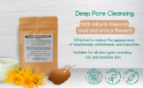 BeNat Natural Mud and Arnica Facial Mask Powder - 4oz Exfoliating Face Mask for Deep Pore Cleansing