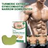 Natural Turmeric Extract Men Chest Skin Firming Comfort Patch, Breathable Custom Cut Anti-Sagging Torso Soothing Sticker