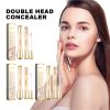 Eelhope Double Head Concealer, Brightening And Waterproofing Concealer Stick