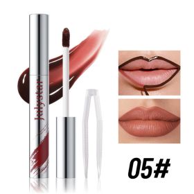 Long Lasting Peel Off Lip Liner, Matte Liquid Lip Stain Pencil, Waterproof And Smudge Proof Lip Plumper, Easy To Apply Lip Tattoo Makeup For Wome (Option: 05)