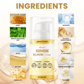 Women's Body Care Cream - 100g, infused with honey and mint leaves, gently moisturizes the body skin, suitable for all skin types (Style: Nursing cream-1)