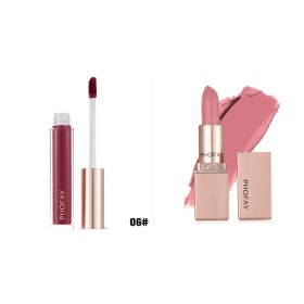 PHOFAY Non-Sticky Lip Gloss (Option: 06set)