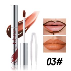 Long Lasting Peel Off Lip Liner, Matte Liquid Lip Stain Pencil, Waterproof And Smudge Proof Lip Plumper, Easy To Apply Lip Tattoo Makeup For Wome (Option: 03)